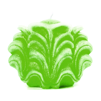 MOTIFF FLOW (L) Mix Coloured Candle Set of 2 with 2 Burning Plates