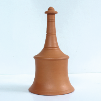 PUJA BELL Set of 2 Terracotta Bells