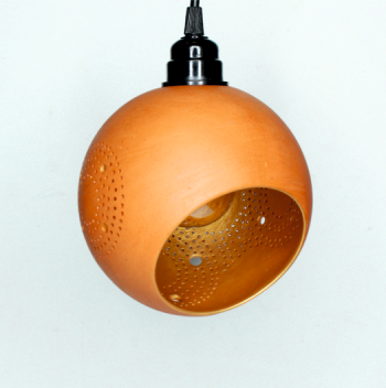 GLO TILT (M1) Handcrafted Terracotta Pendant Light