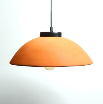 DISK XL1 Handcrafted Terracotta Saucer Pendant Light