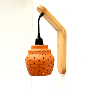 BEE D1 Handcrafted Terracotta Wall Decor Light