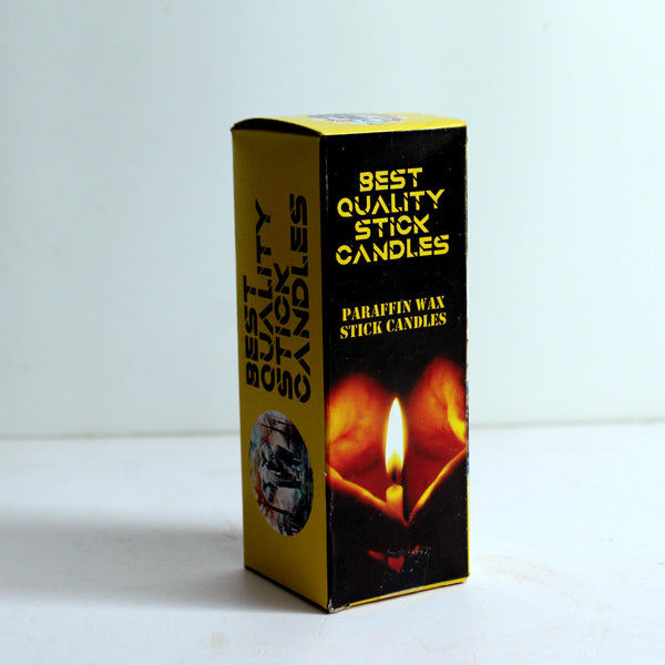 Regular White Stick Candles – Pack of 24