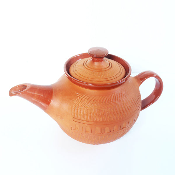 Terracotta Tea Pot With Handles