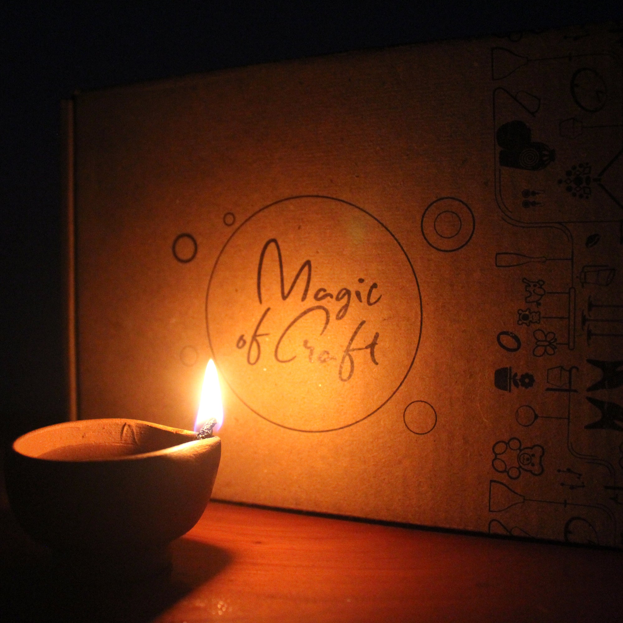 Traditional Diya – Diwali Special (Set of 20 Diyas & Cotton Wicks)