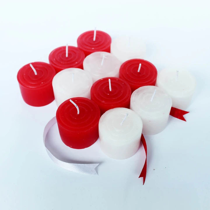 Christmas Special PILLAR Candles 12 Pcs