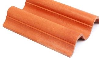 MAHARAJA CHANNEL Natural Terracotta Wide Tiles (2 Pieces Sample Pack)