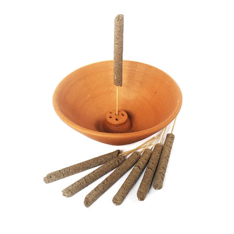 Plato Incense Stick Stand + Pure Dhuna Sticks