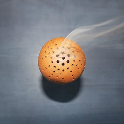 Straw Dome Incense Stick Stand + Pure Dhuna Sticks