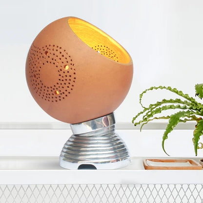 Glo Pivot Table Lamp Chrome Base