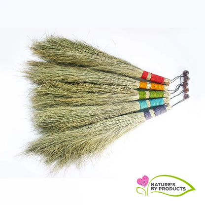 SET OF 5 : Natural Date-Palm Brooms (Khajur Jhadu) : Eco-friendly / Biodegradable