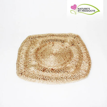 Handwoven Square Jute Table Mat