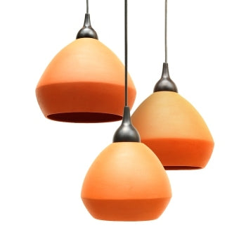 DOMATIC CL1 Handcrafted Terracotta Dome Pendant Light