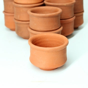 DEKO Shaped Terracotta Candle Pot (Set of 100)