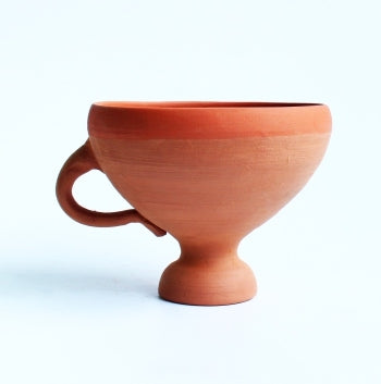 DHUNUCHI (Large) with Handle + 24 pcs Cow Dung Cakes