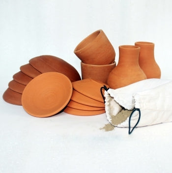 POT & PLATE PAINTING KIT (Set of 14 pcs with Planter Soil)