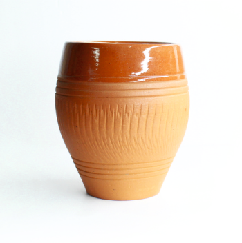 BELLY LASSI GLASS Inside Glazed Terracotta Cups (200ml, Set of 6)
