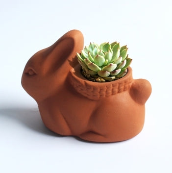 RABBIT Tabletop Succulent & Decor Planter (Set of 2)