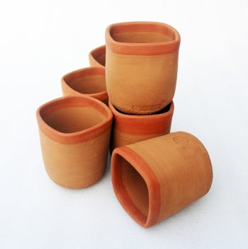 Cylindrical Square Mouth Grow / Succulent Planter (Set of 6)
