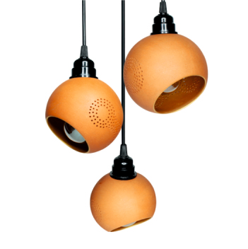 GLO TILT (CL1) Handcrafted Terracotta Pendant Light Cluster