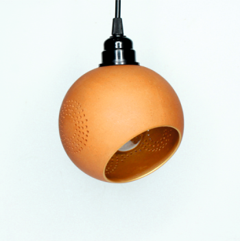 GLO TILT (S1) Handcrafted Terracotta Pendant Light