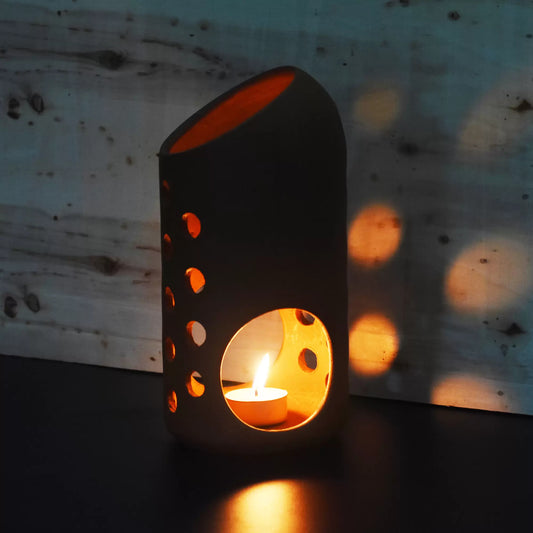 Cylinder Candle Stand / Holder + 2 tealights Free