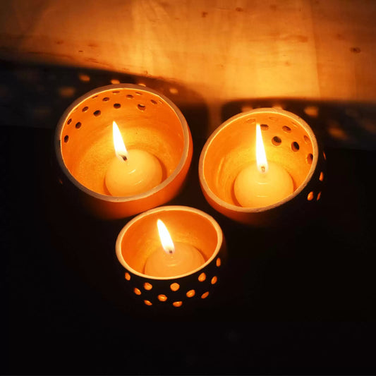 DRUM Candle Pod Set of 3 + 3 HD Candles FREE