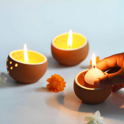 DRUM Candle Pod Set of 3 + 3 HD Candles FREE