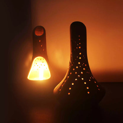 Fountain 2 Candle Holder Set Of 2 + 2 tealights Free