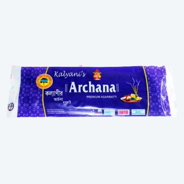 12 Pouches Pack - ARCHNA Everyday (Regular) Puja Agarbatti