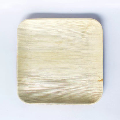 Areca Leaf Modern Square Design Plate – Set of 100