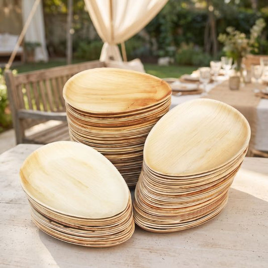 Areca Leaf Oval Plate – Set of 50
