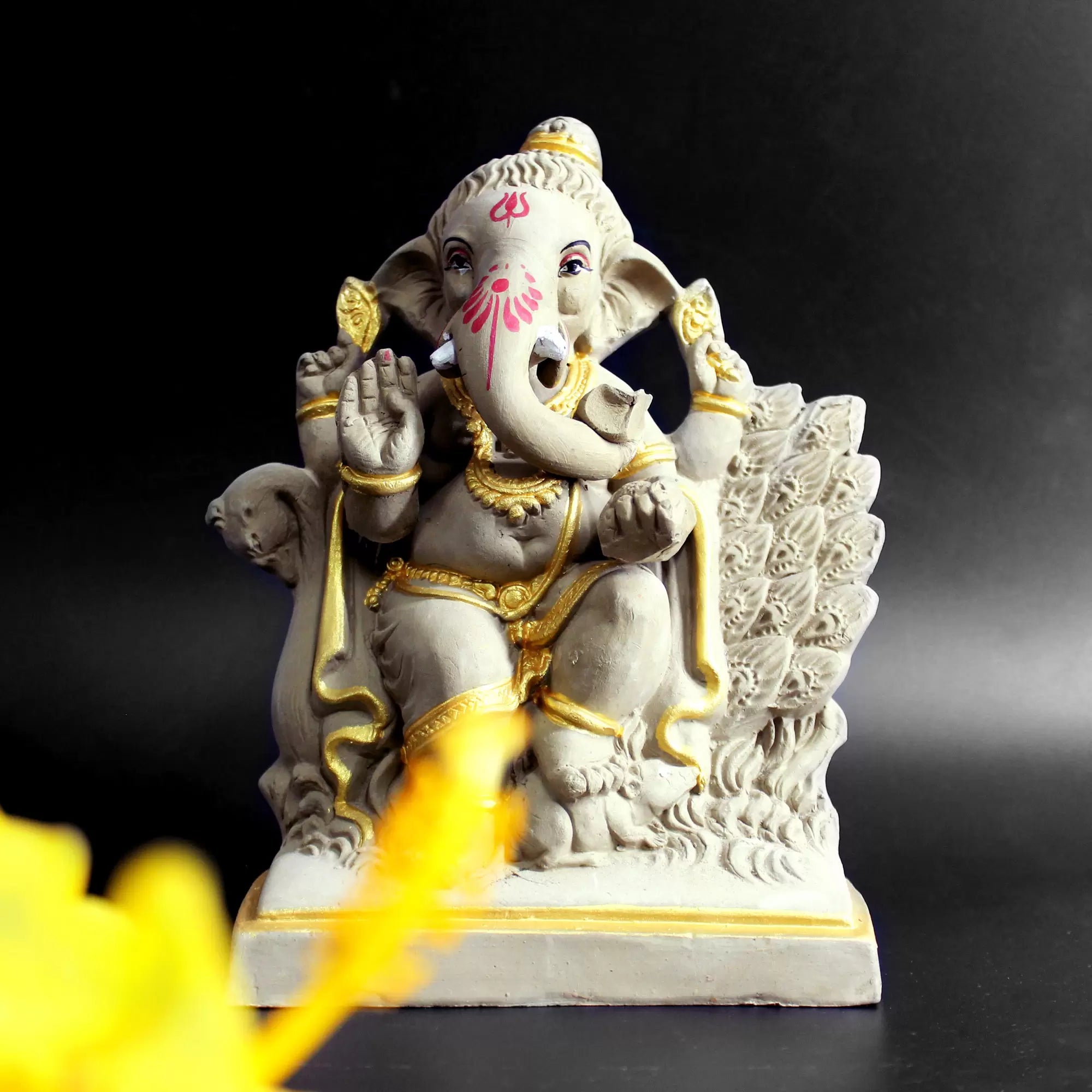 Bal Ganesh Idol – Eco-Friendly Handcrafted Clay Idol