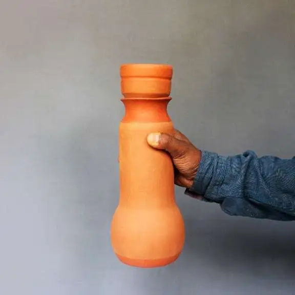Terracotta Water Bottle : Bulb  1 Ltrs