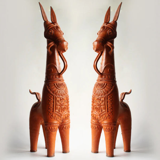 Bankura Terracotta Horse Pair (Xtra Large)