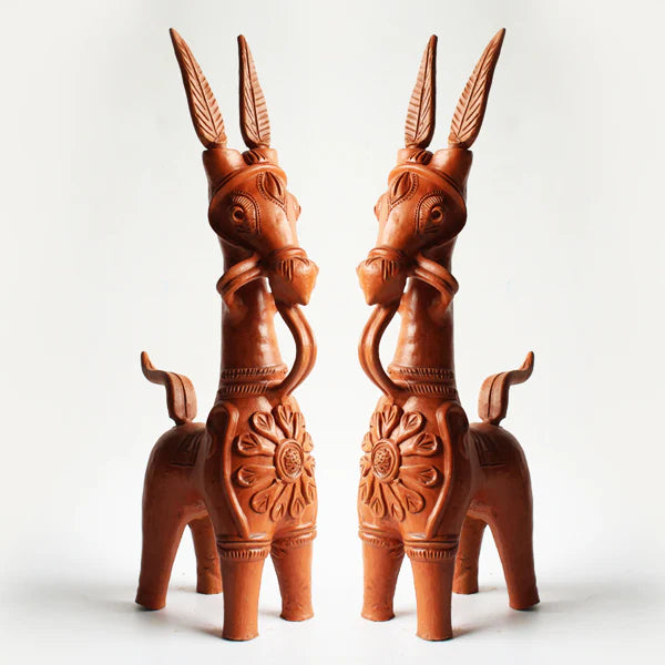 Bankura Terracotta Horse Pair