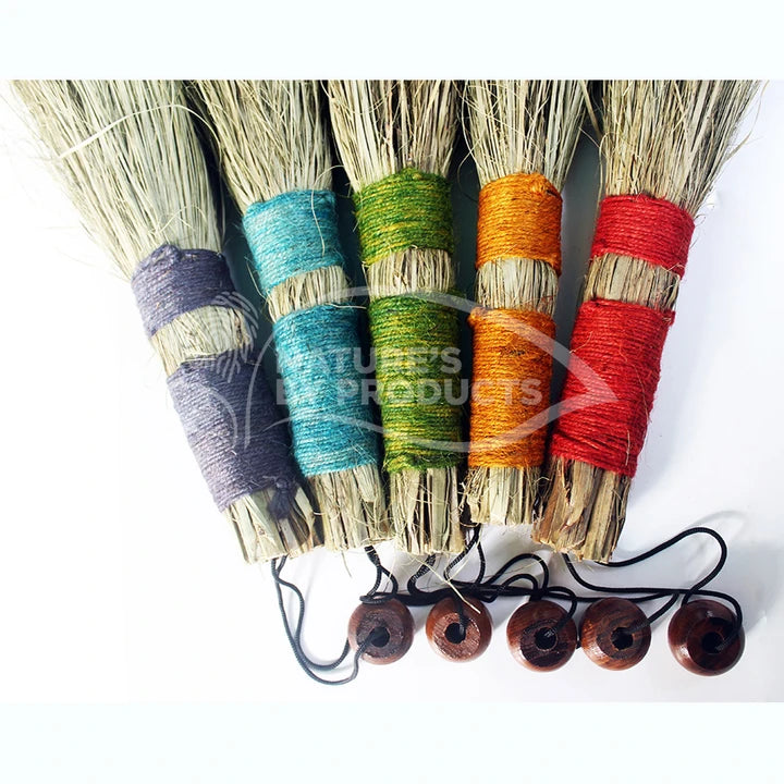 SET OF 5 : Natural Date-Palm Brooms (Khajur Jhadu) : Eco-friendly / Biodegradable