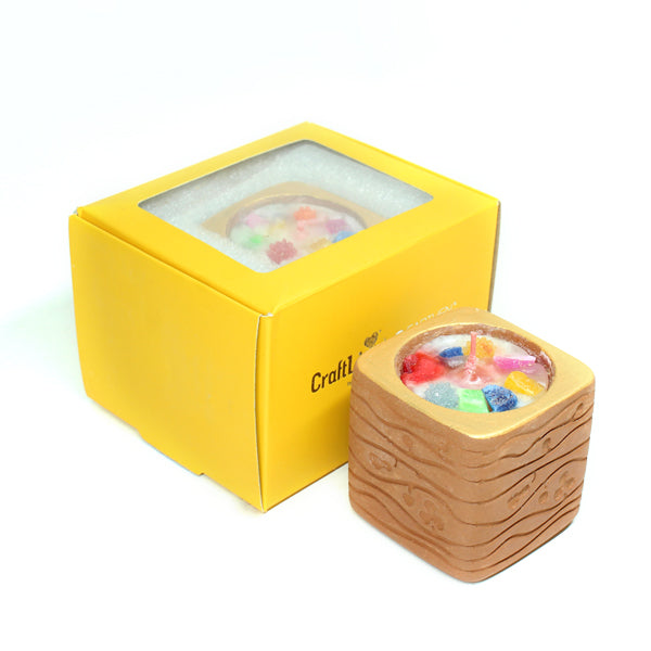 Corporate Gift Pack : 20 Box Packs - Qube Terracotta Candle