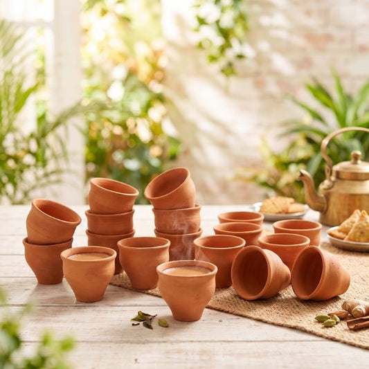 CONE Kullad 2 Natural Terracotta Party Pack | 60ml, Set of 24