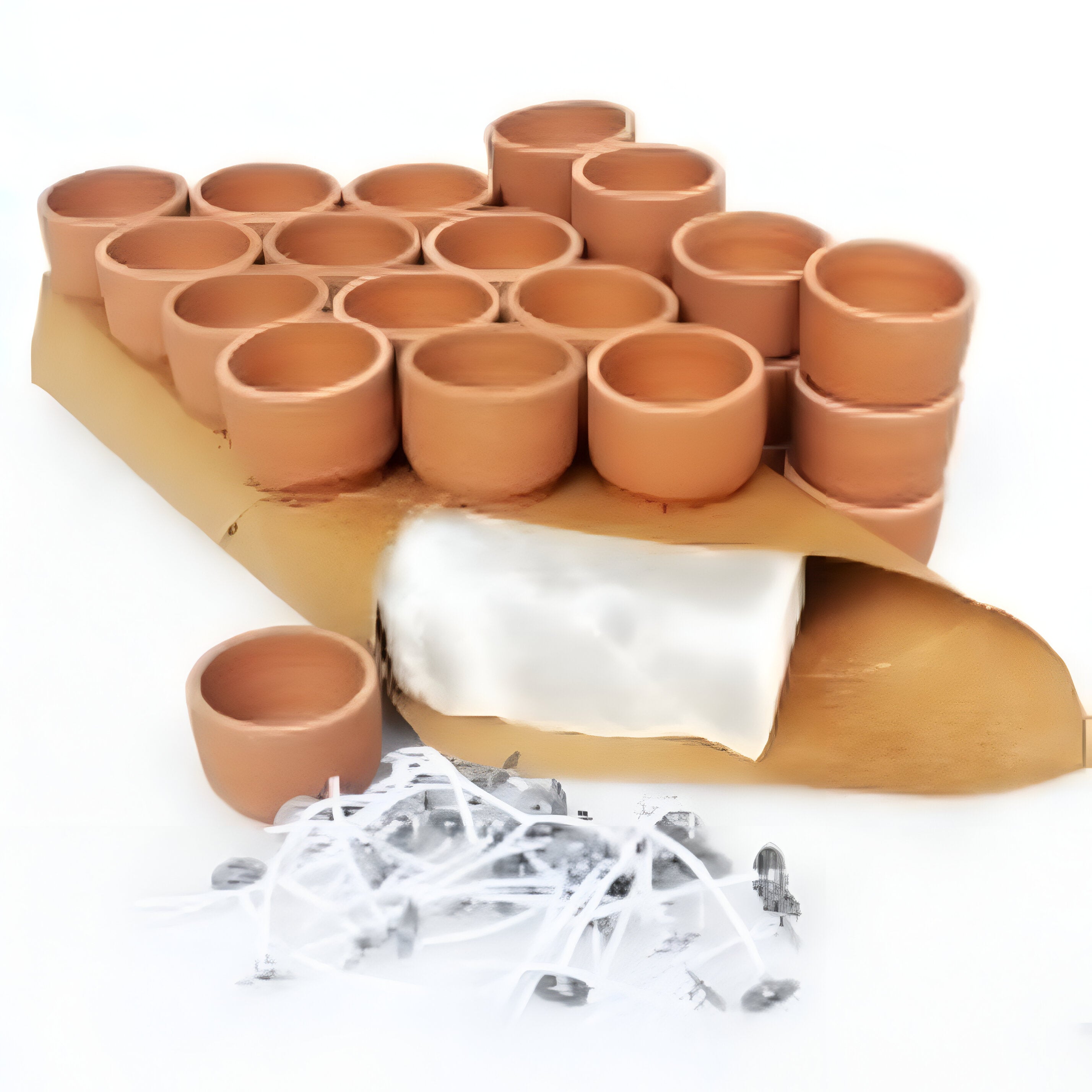 Cup Candle Making Kit Set of 25