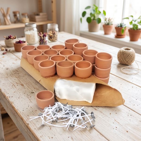 Cup Candle Making Kit Set of 25