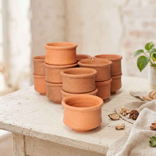 DEKO Terracotta Candle Pot (Set of 100)