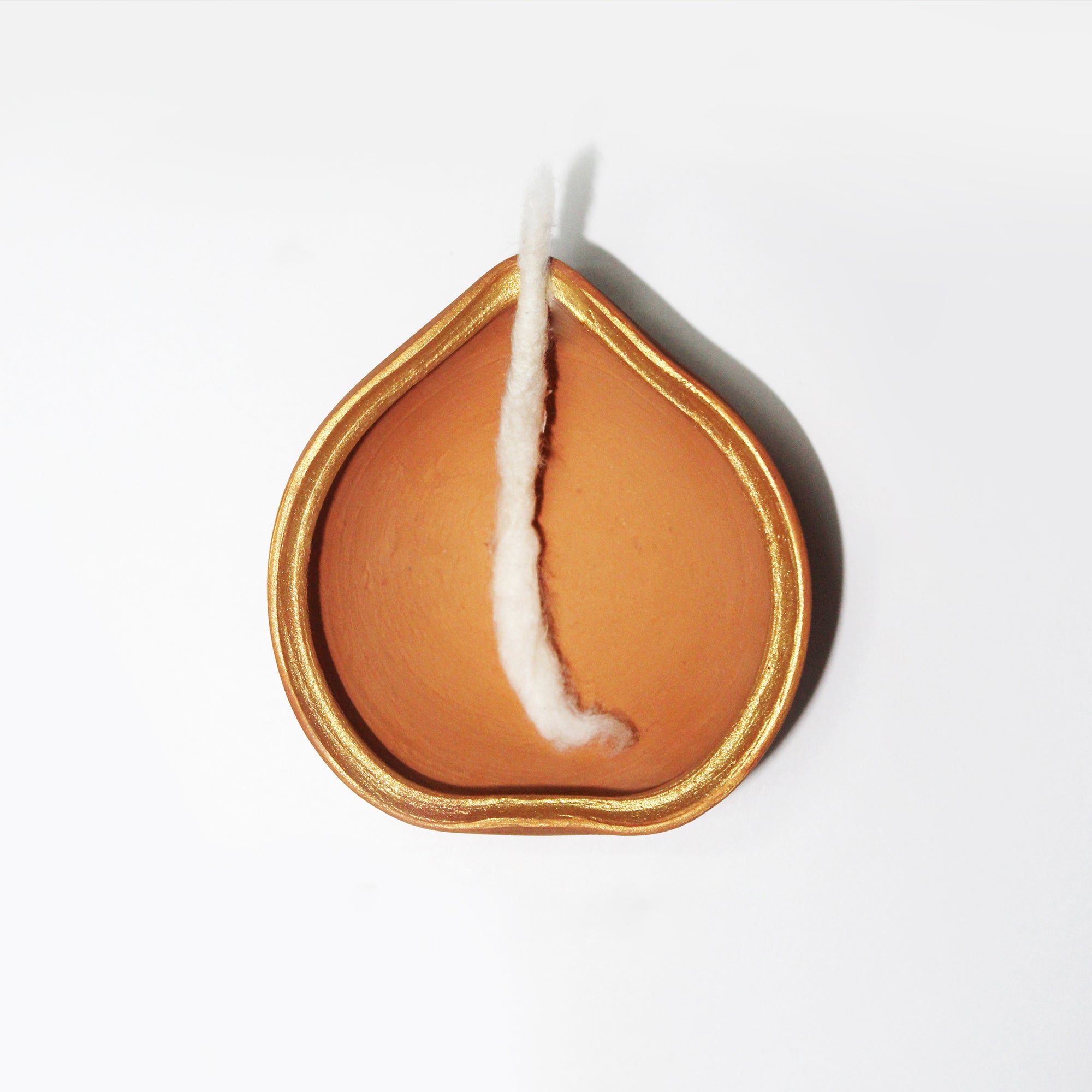 Heart Shape Diya – Diwali Special (Set of 12 Diyas & Cotton Wicks)