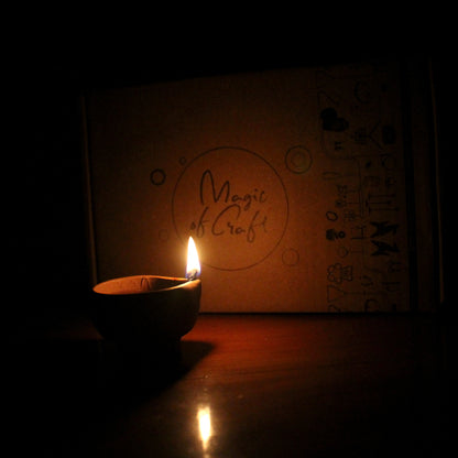 Traditional Diya – Diwali Special (Set of 20 Diyas & Cotton Wicks)