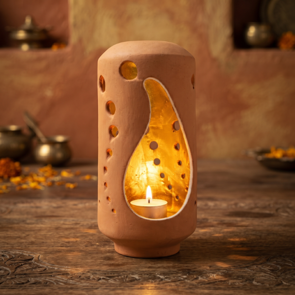 Diya Agarbatti Stand (D1) Floor Standing Puja / Mandir Accessory