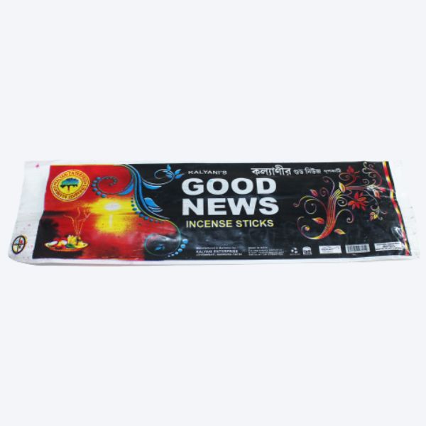 12 Pouches Pack - GOOD NEWS Everyday (Regular) Puja Agarbatti