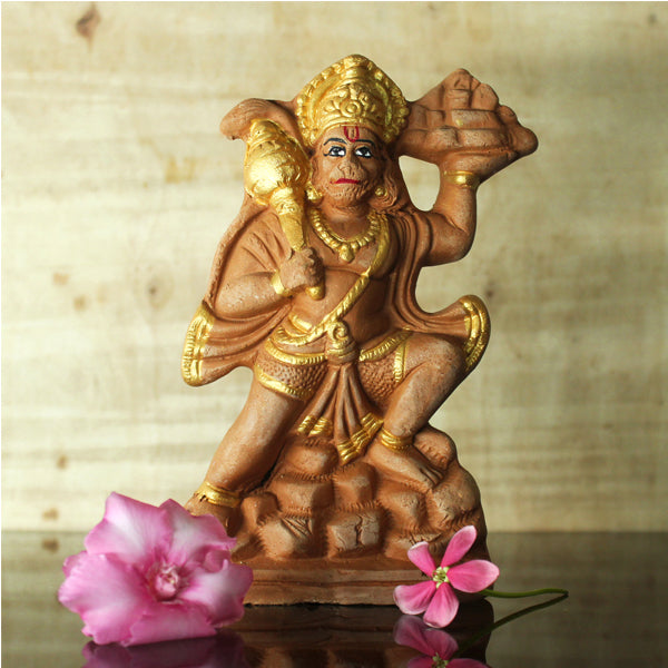 Parvata Hanuman (S2) Terracotta Idol