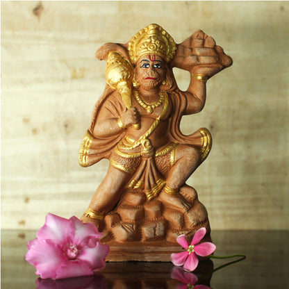 Parvata Hanuman (S2) Terracotta Idol