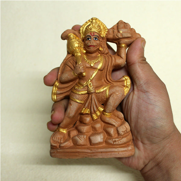 Parvata Hanuman (S2) Terracotta Idol