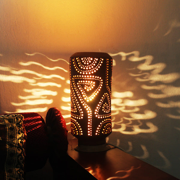 “BARREL” (L) : Decorative TABLE LAMP