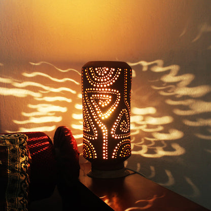 “BARREL” (L) : Decorative TABLE LAMP